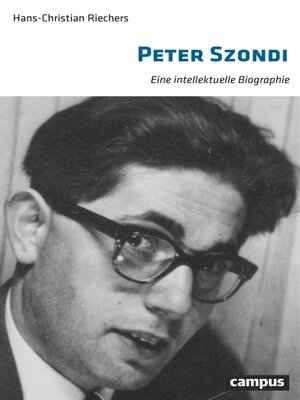 cover image of Peter Szondi